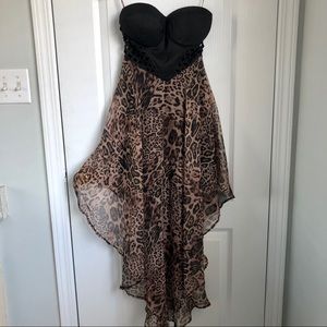 Charlotte Russe cheetah print dress